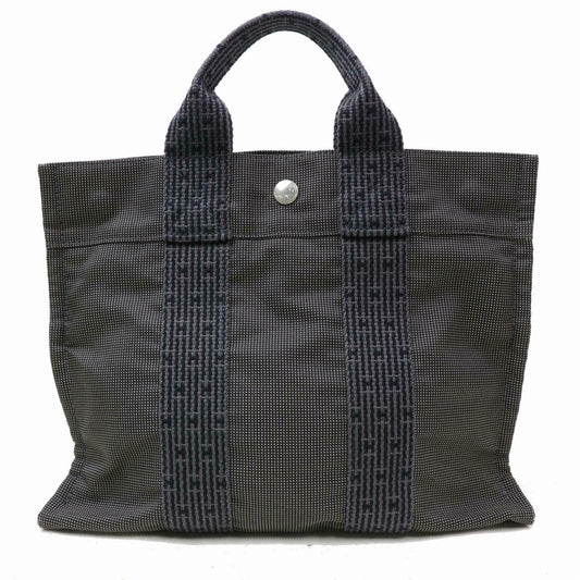 Indistinguishable  Hermes Tote Bag Gray Canvas (SHC1-14793)