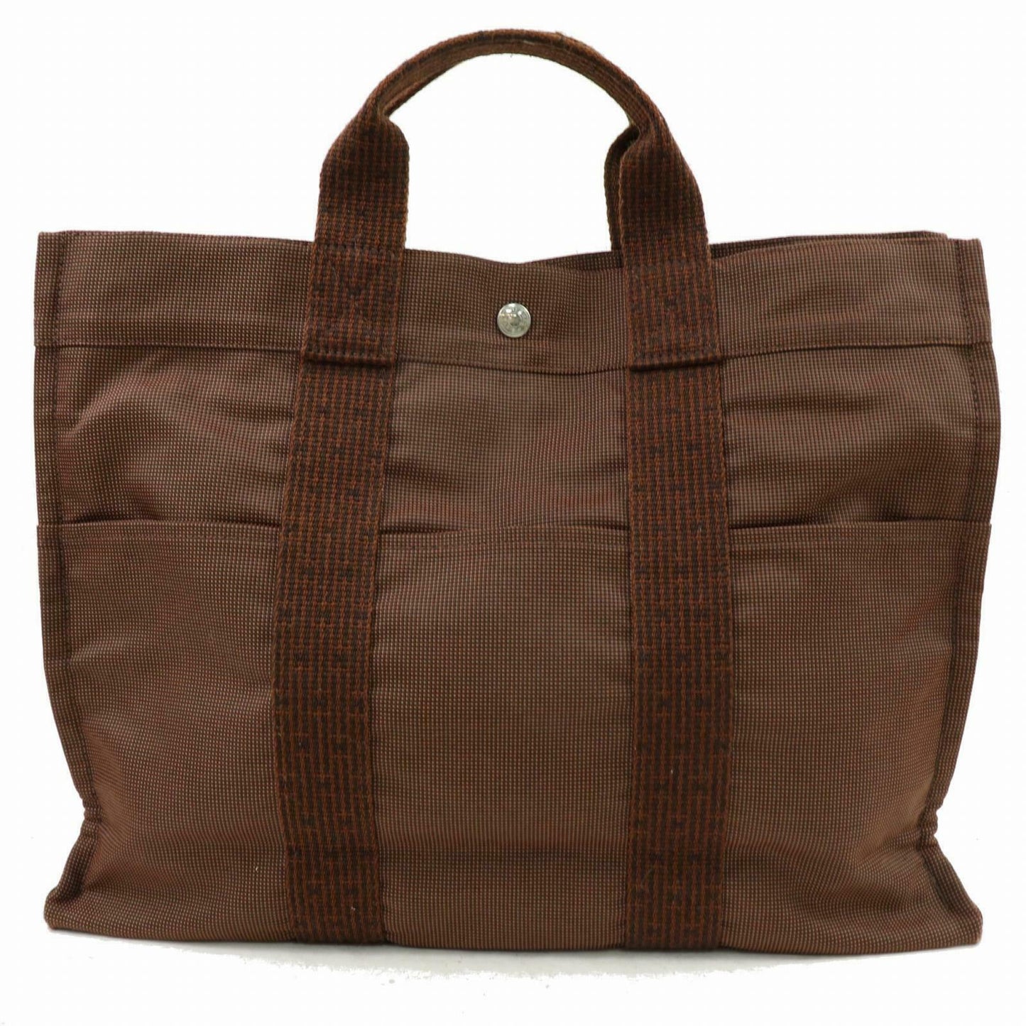 Indistinguishable  Hermes Tote Bag Other Brown Canvas (SHC1-14745)