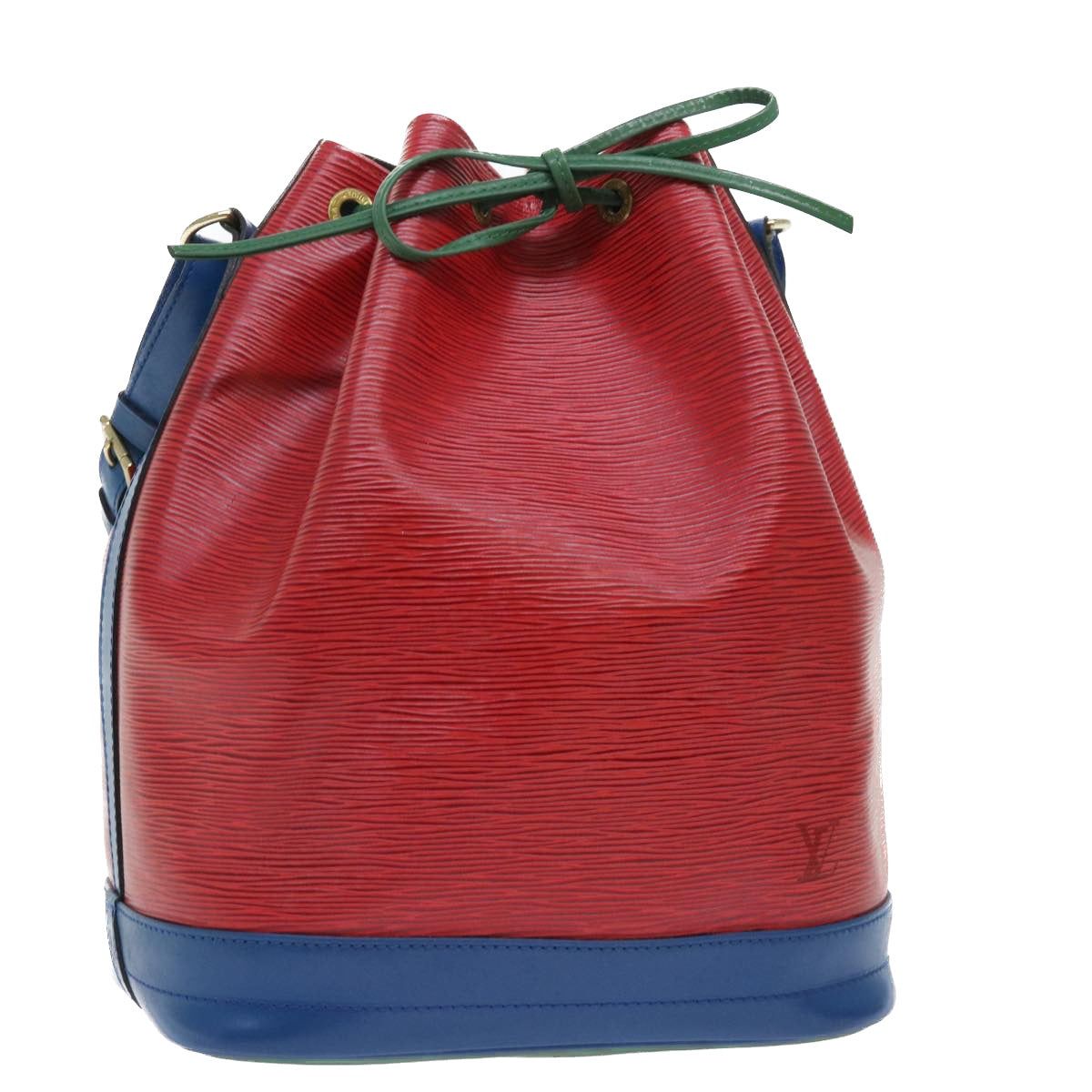 LOUIS VUITTON Epi Toriko Color Noe Shoulder Bag Red Blue Green M44084 Auth 52059