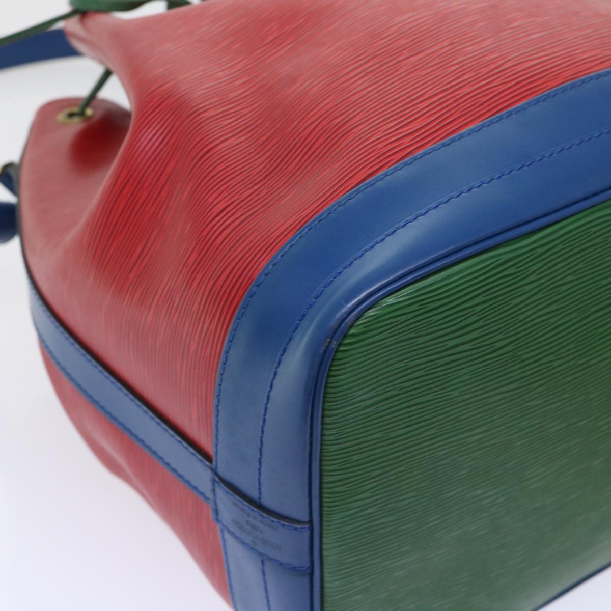 LOUIS VUITTON Epi Toriko Color Noe Shoulder Bag Red Blue Green M44084 Auth 52059