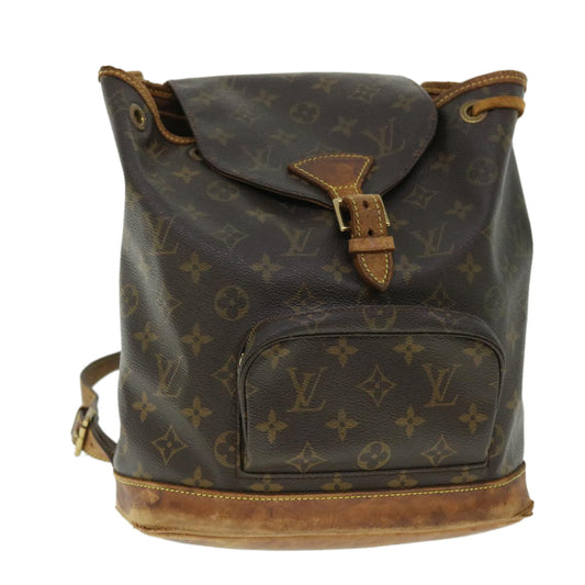 LOUIS VUITTON Monogram Montsouris MM Backpack M51136  52331