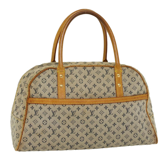 LOUIS VUITTON Monogram Mini Marie Hand Bag Blue M92003  52340