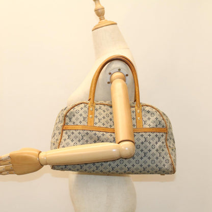 LOUIS VUITTON Monogram Mini Marie Hand Bag Blue M92003  52340