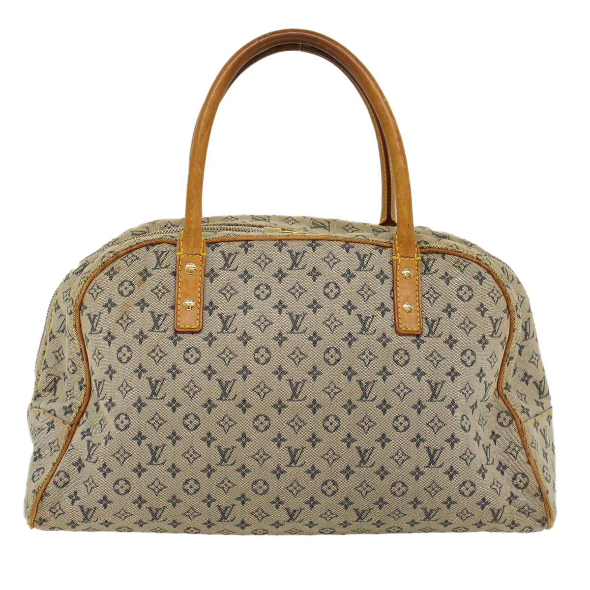 LOUIS VUITTON Monogram Mini Marie Hand Bag Blue M92003  52340