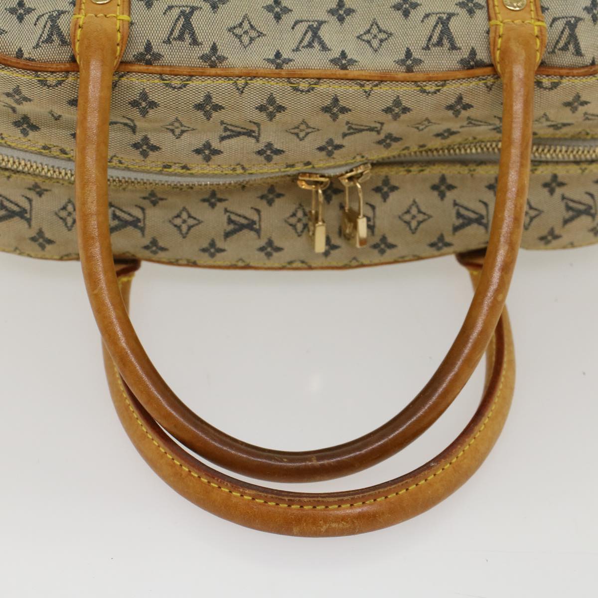 LOUIS VUITTON Monogram Mini Marie Hand Bag Blue M92003  52340