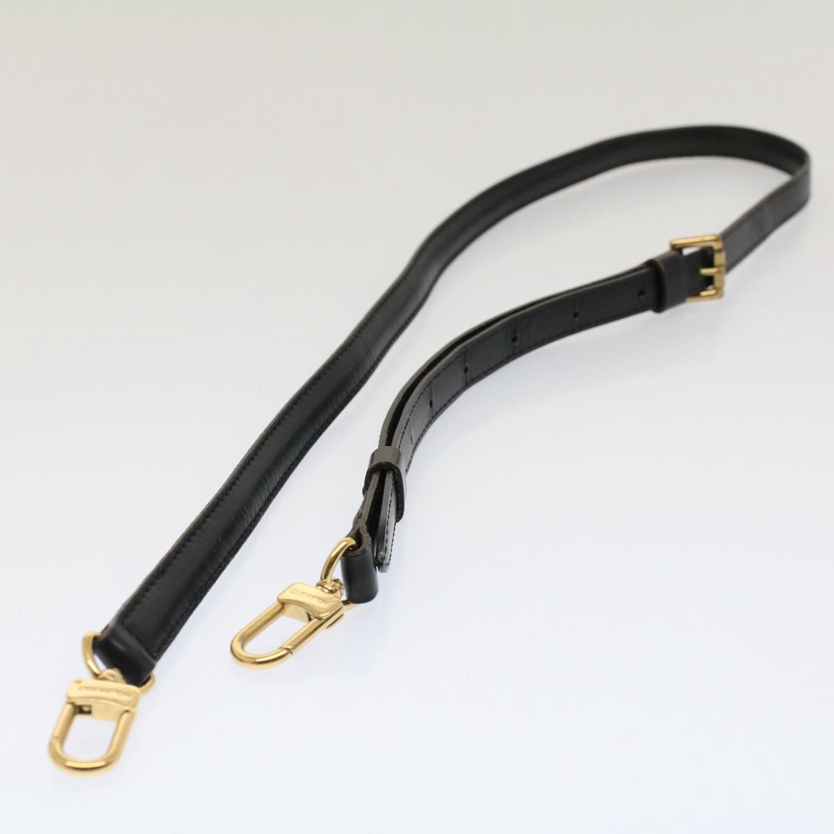 LOUIS VUITTON Epi Adjustable Shoulder Strap 38.6""-45.7"" Black  52355