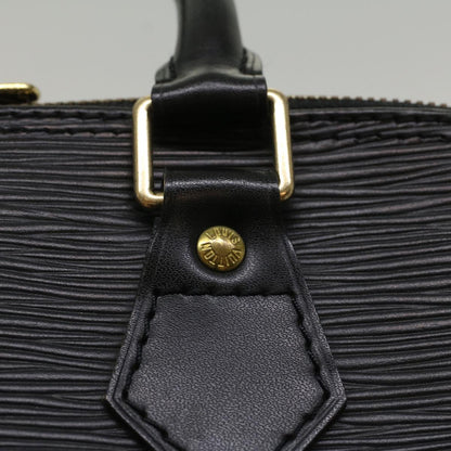 LOUIS VUITTON Epi Alma Hand Bag Black M52142  52356