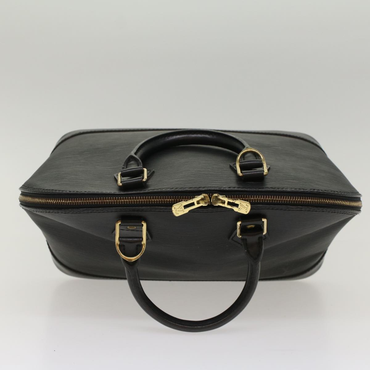 LOUIS VUITTON Epi Alma Hand Bag Black M52142  52356