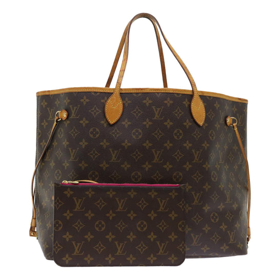 LOUIS VUITTON Monogram Neverfull GM Tote Bag M40157  52371