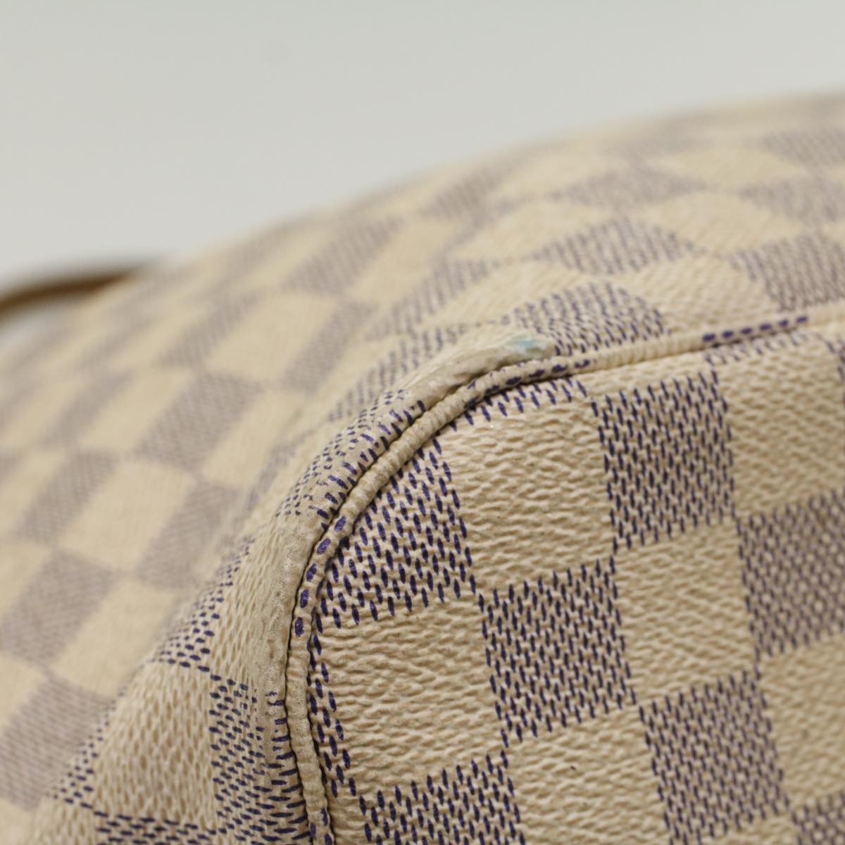 LOUIS VUITTON Damier Azur Neverfull MM Tote Bag N41605  52378