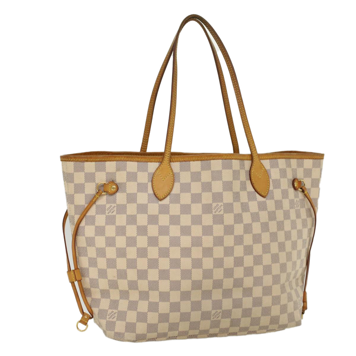 LOUIS VUITTON Damier Azur Neverfull MM Tote Bag N41605  52378