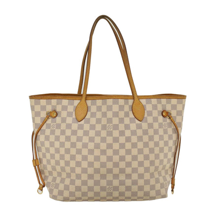 LOUIS VUITTON Damier Azur Neverfull MM Tote Bag N41605  52378