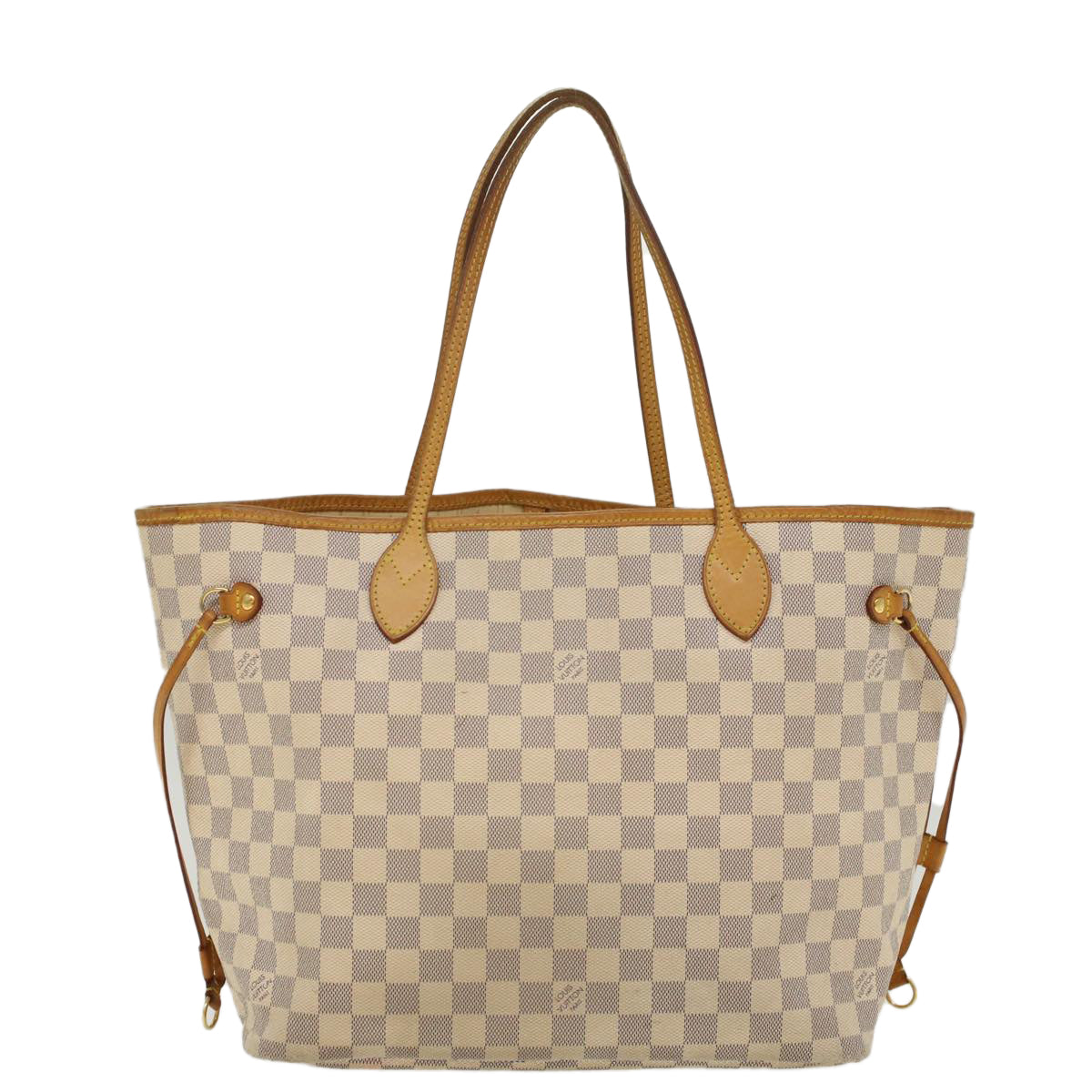 LOUIS VUITTON Damier Azur Neverfull MM Tote Bag N41605  52378