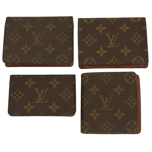 LOUIS VUITTON Monogram Card Case 4Set  52480