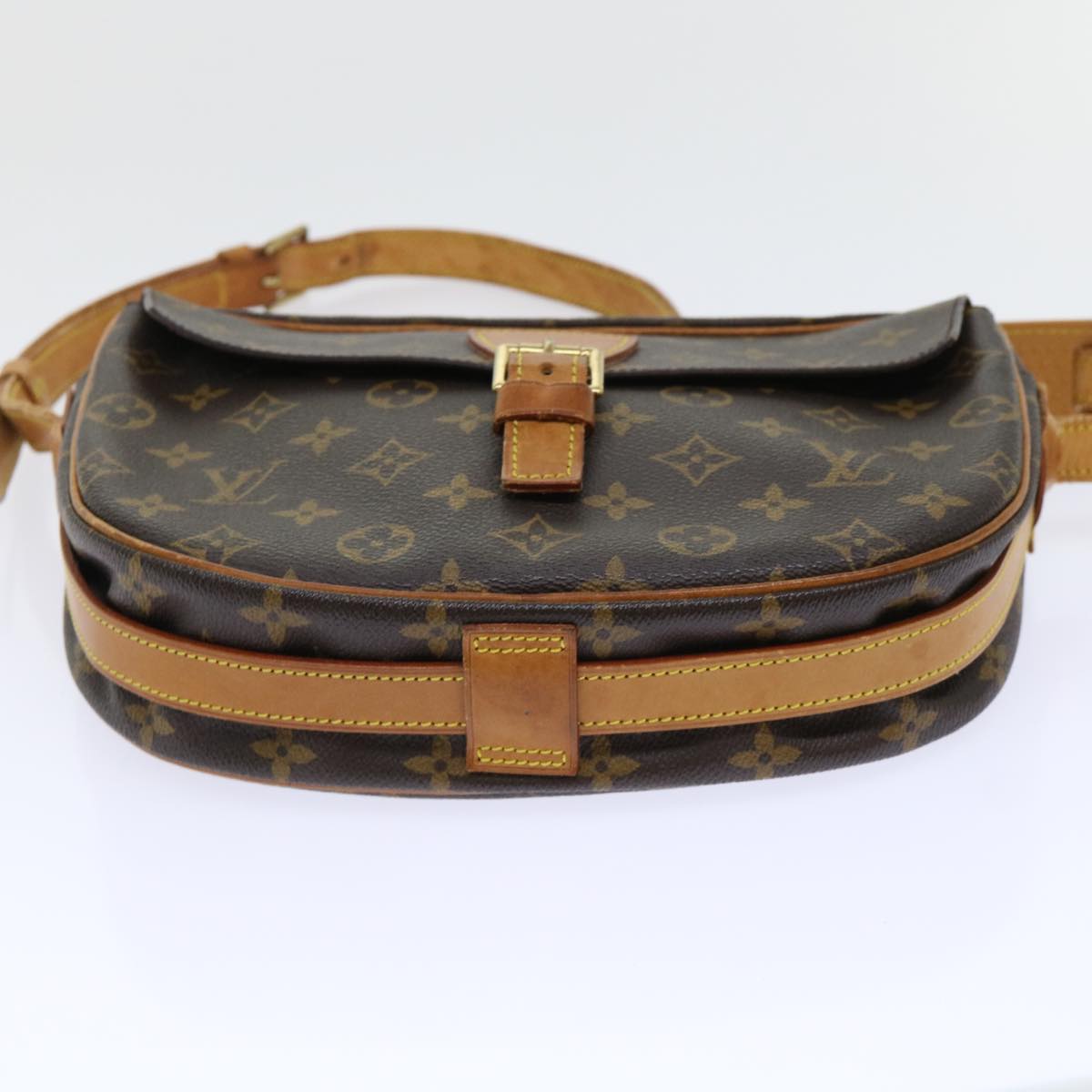 LOUIS VUITTON Monogram Jeune Fille MM Shoulder Bag M51226  52508