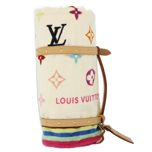 LOUIS VUITTON Monogram Multicolor Towel EDITION LIMITED 174 Cotton Auth 52532A