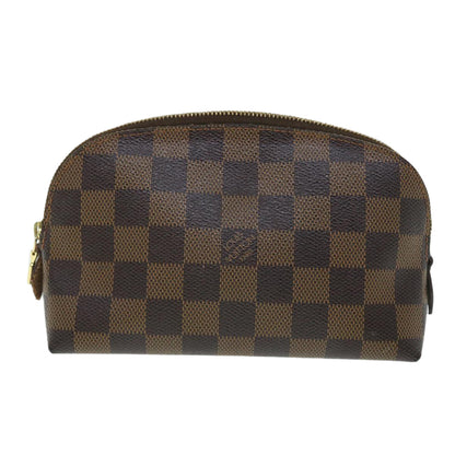 LOUIS VUITTON Damier Ebene Pochette Cosmetic PM Pouch N47516  52606