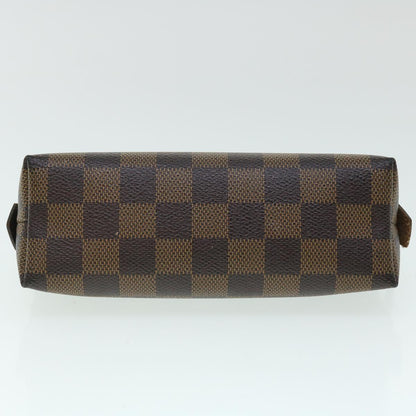 LOUIS VUITTON Damier Ebene Pochette Cosmetic PM Pouch N47516  52606