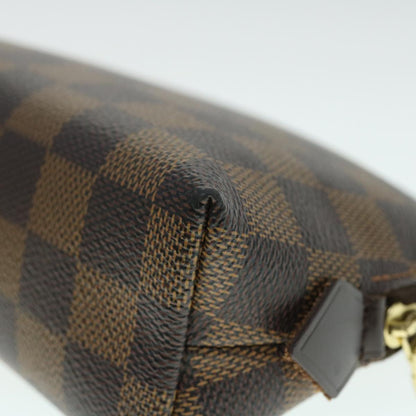 LOUIS VUITTON Damier Ebene Pochette Cosmetic PM Pouch N47516  52606