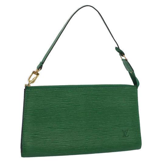 LOUIS VUITTON Epi Pochette Accessoires Pouch Green M52984  52607