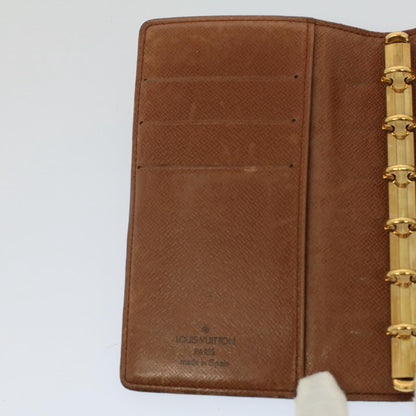 LOUIS VUITTON Monogram Agenda PM Day Planner Cover R20005  52609