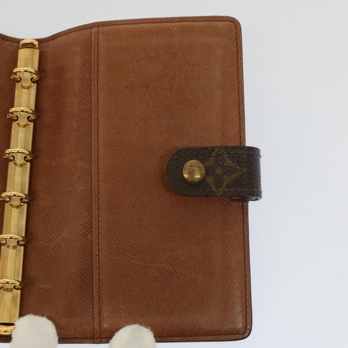 LOUIS VUITTON Monogram Agenda PM Day Planner Cover R20005  52609