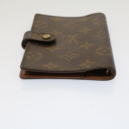 LOUIS VUITTON Monogram Agenda PM Day Planner Cover R20005  52609