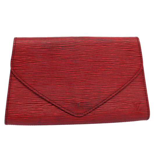 LOUIS VUITTON Epi Art Deco Clutch Bag Red M52637  52621