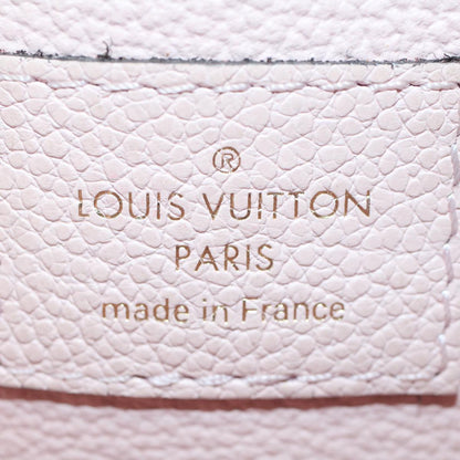 LOUIS VUITTON Monogram Empreinte Pochette Cosmetic Pouch Pink M80502 Auth 52622