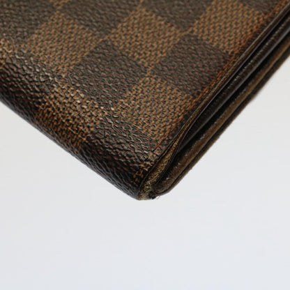 LOUIS VUITTON Damier Ebene Pochette Porte Monnaie Credit N61724  52625