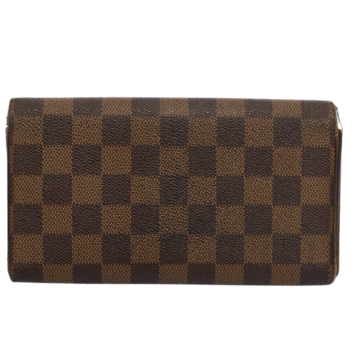 LOUIS VUITTON Damier Ebene Pochette Porte Monnaie Credit N61724  52625