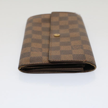 LOUIS VUITTON Damier Ebene Pochette Porte Monnaie Credit N61724  52625