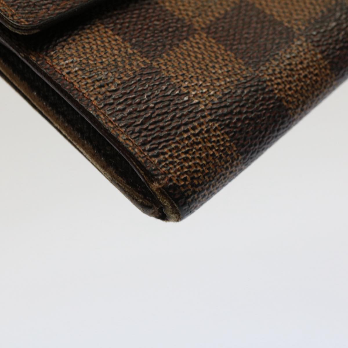 LOUIS VUITTON Damier Ebene Pochette Porte Monnaie Credit N61724  52625