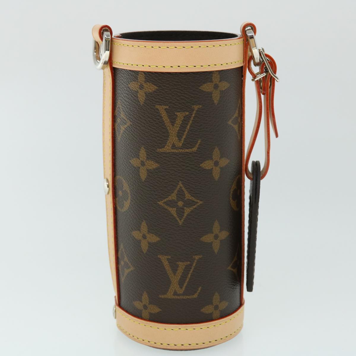 LOUIS VUITTON Monogram Flask Holder Water Bottle GI0518  52637A