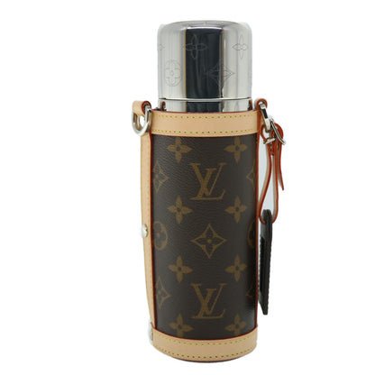 LOUIS VUITTON Monogram Flask Holder Water Bottle GI0518  52637A