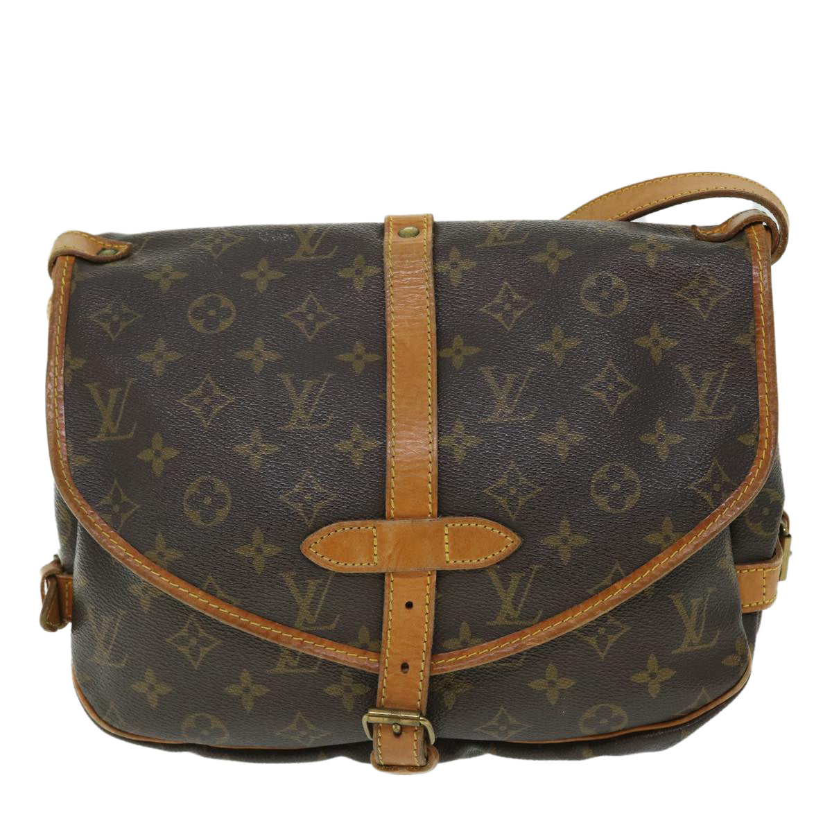 LOUIS VUITTON Monogram Saumur 30 Shoulder Bag M42256  52650