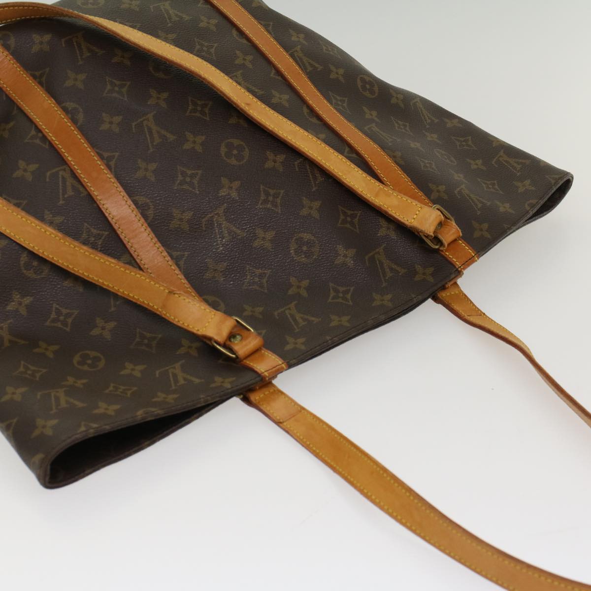 LOUIS VUITTON Monogram Sac Shopping Tote Bag M51108  52665