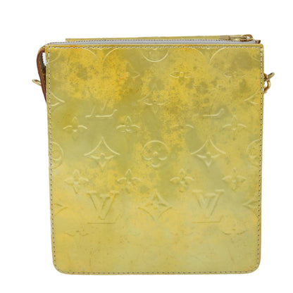 LOUIS VUITTON Monogram Vernis Motto Accessory Pouch Gris M91030  52691