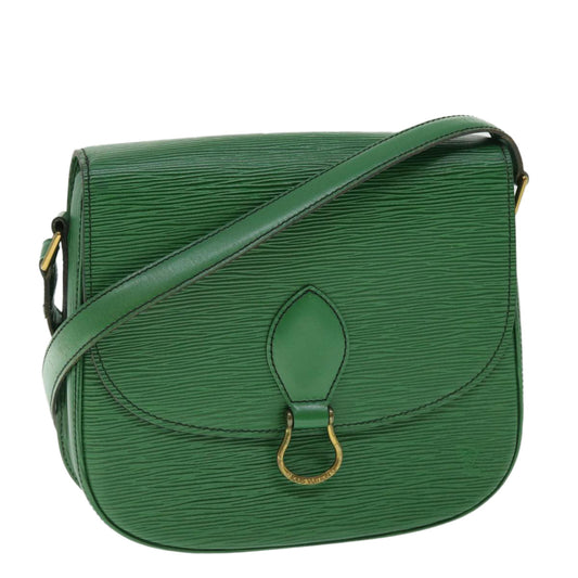 LOUIS VUITTON Epi Saint Cloud GM Shoulder Bag Green M52194  52695