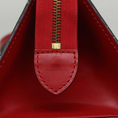 LOUIS VUITTON Epi Sac Triangle Hand Bag Red M52097  52698