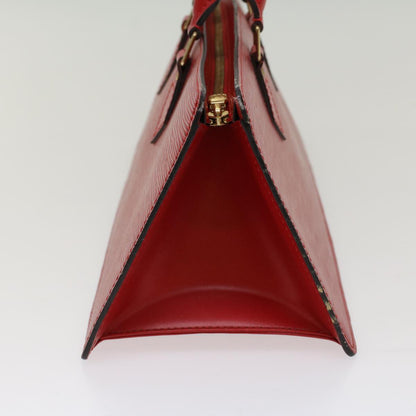 LOUIS VUITTON Epi Sac Triangle Hand Bag Red M52097  52698