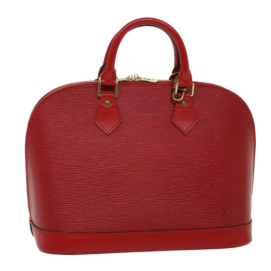 LOUIS VUITTON Epi Alma Hand Bag Castilian Red M52147  52701