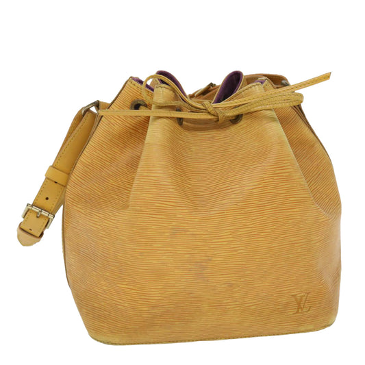 LOUIS VUITTON Epi Petit Noe Shoulder Bag Tassili Yellow M44109  52709