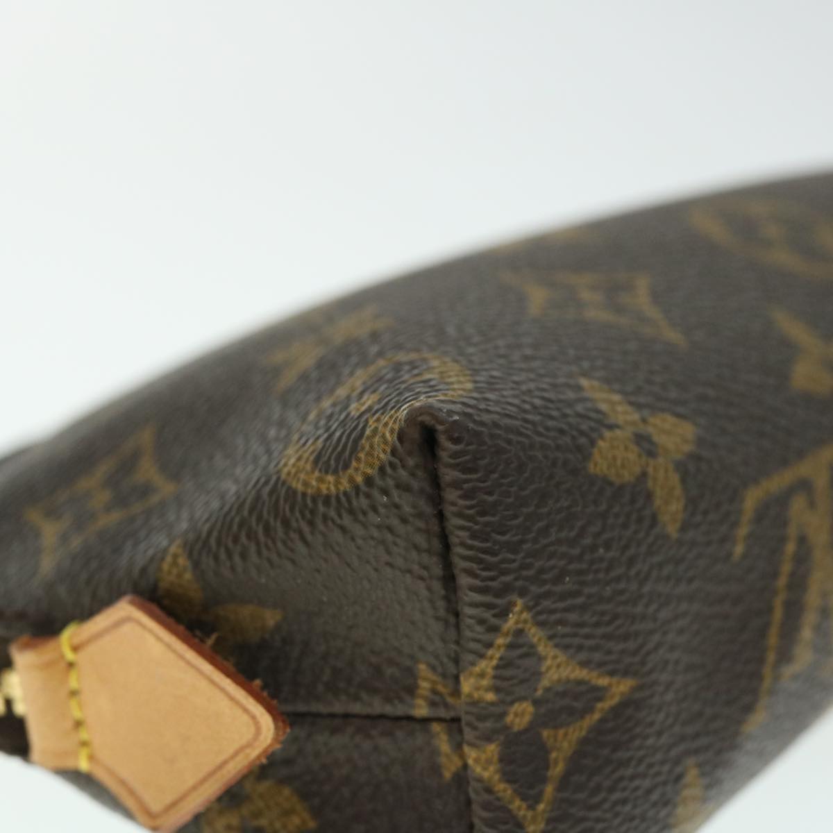 LOUIS VUITTON Monogram Pochette Cosmetic PM Cosmetic Pouch M47515  52792