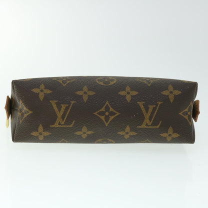 LOUIS VUITTON Monogram Pochette Cosmetic PM Cosmetic Pouch M47515  52792