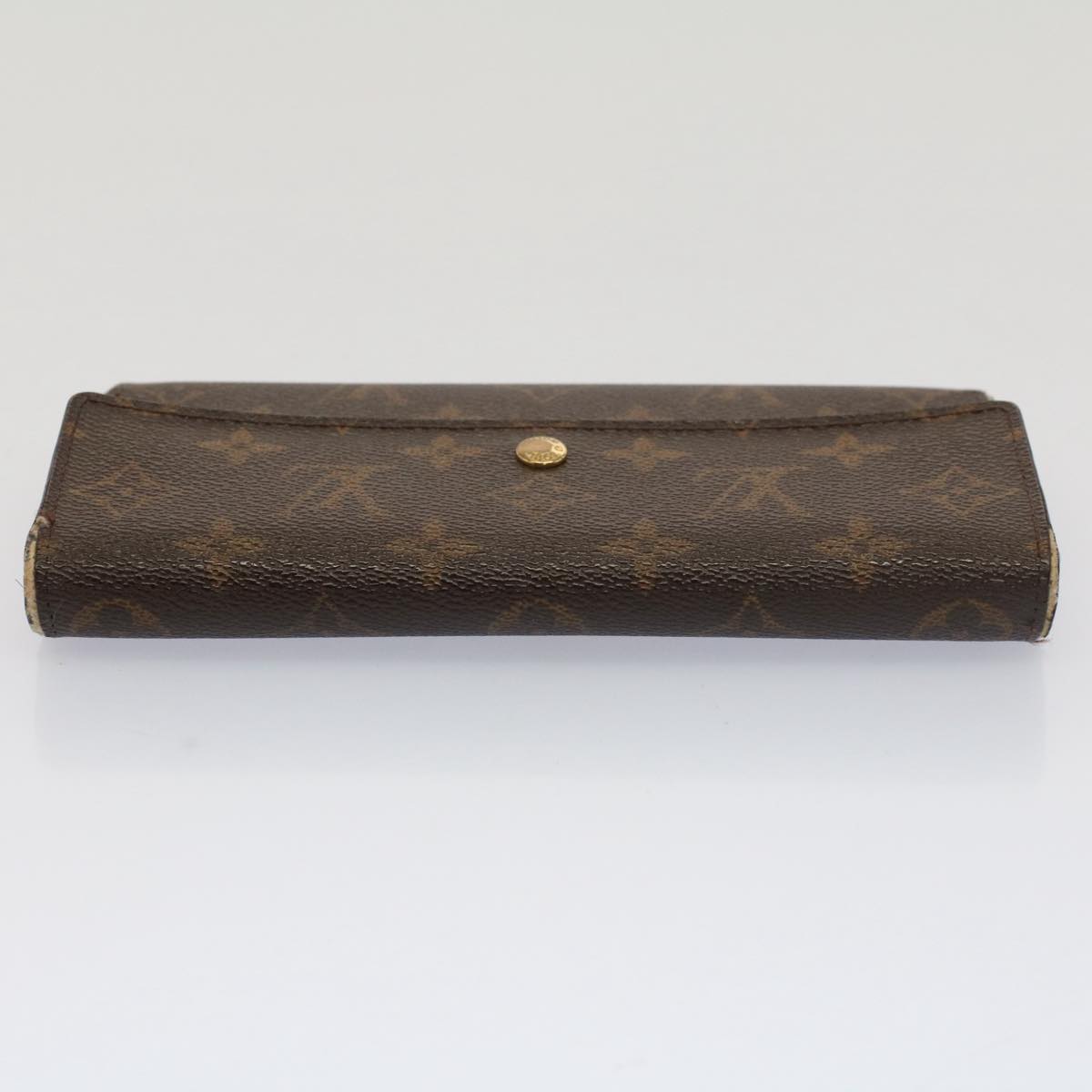 LOUIS VUITTON Monogram Portefeuille International Long Wallet M61217 Auth 52793