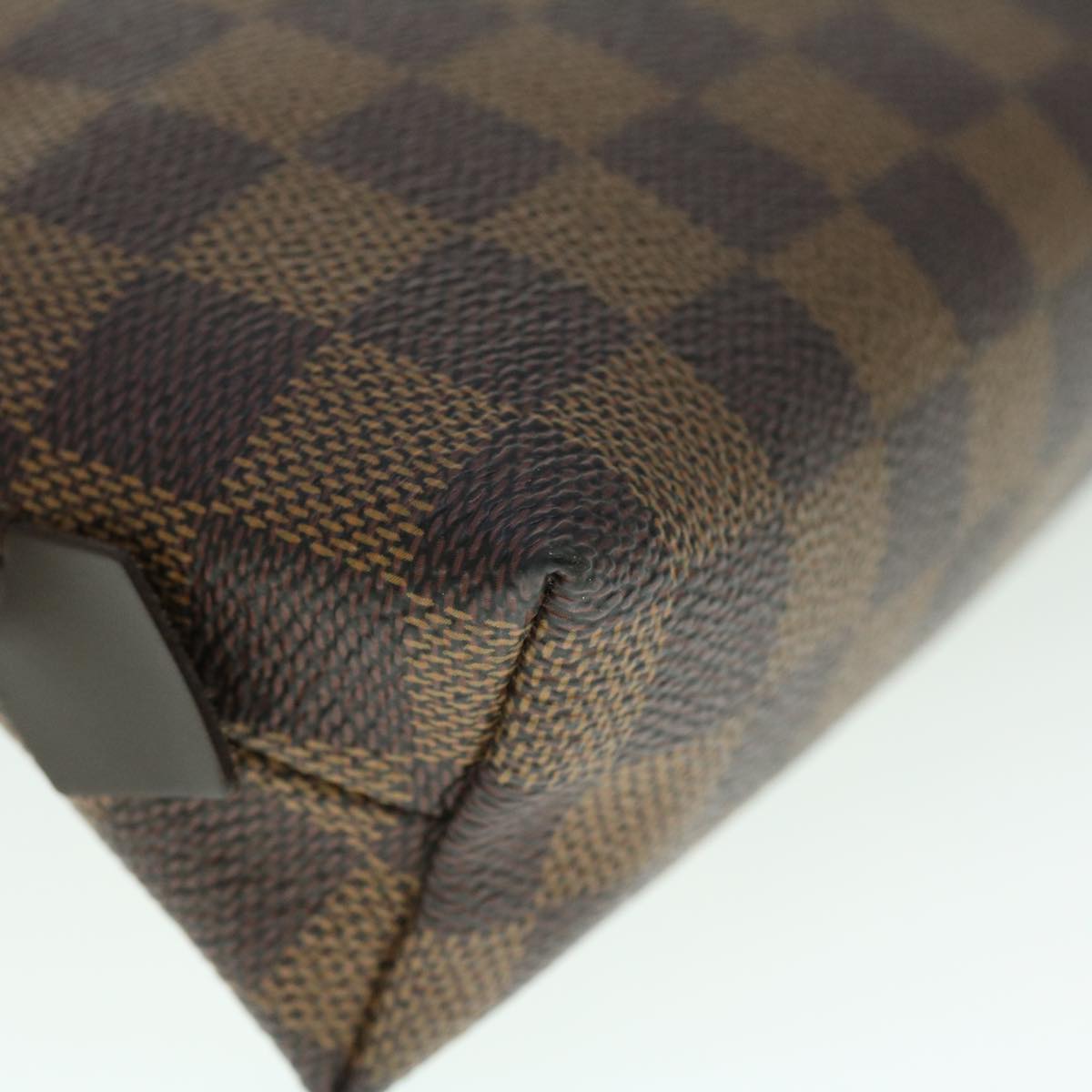 LOUIS VUITTON Damier Ebene Pochette Cosmetic PM Pouch N47516  52825