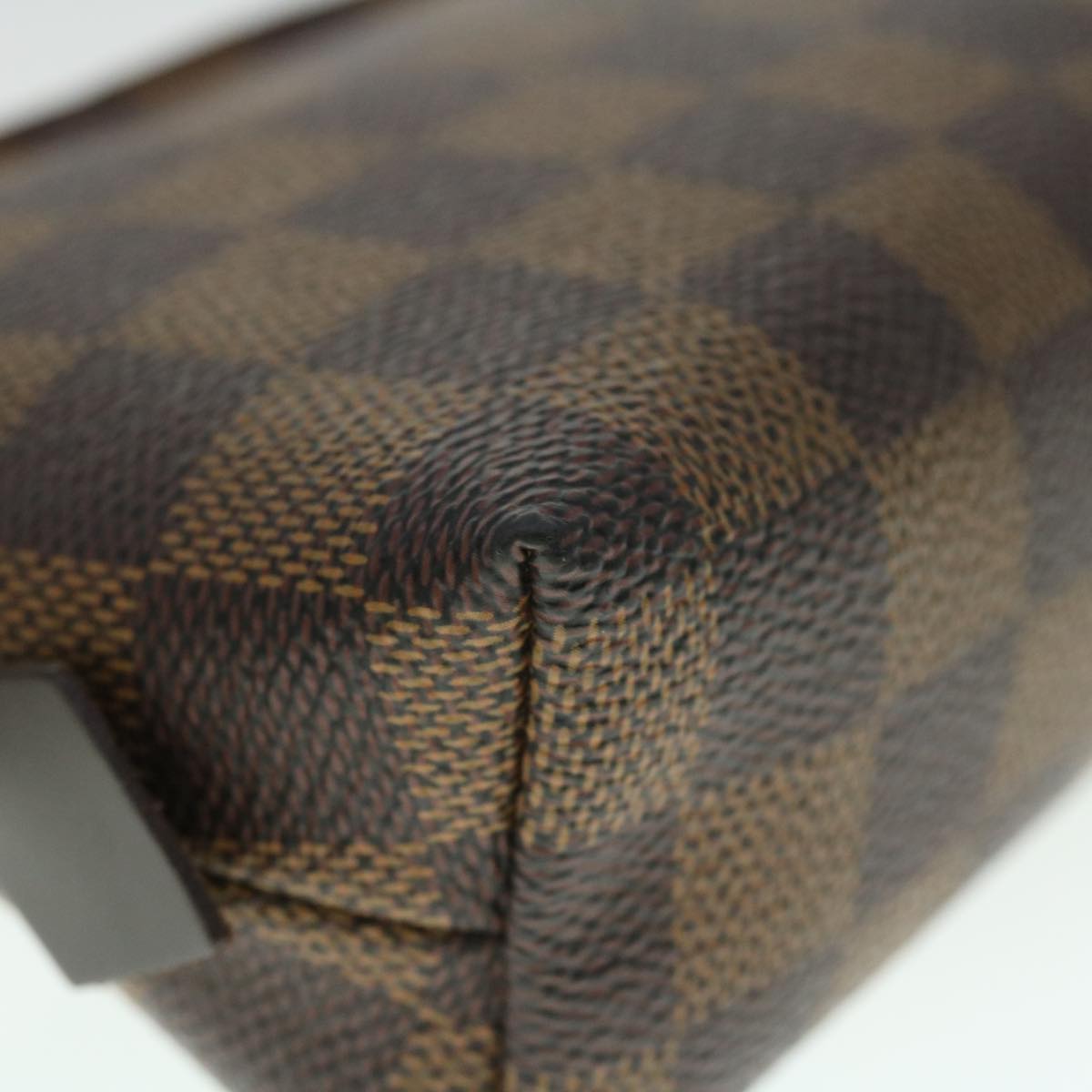 LOUIS VUITTON Damier Ebene Pochette Cosmetic PM Pouch N47516  52825