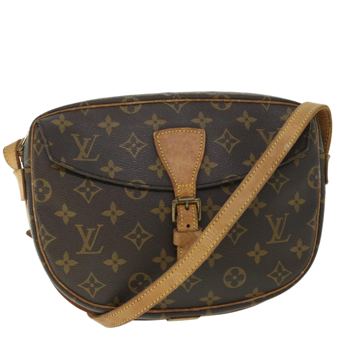 LOUIS VUITTON Monogram Jeune Fille MM Shoulder Bag M51226  52838