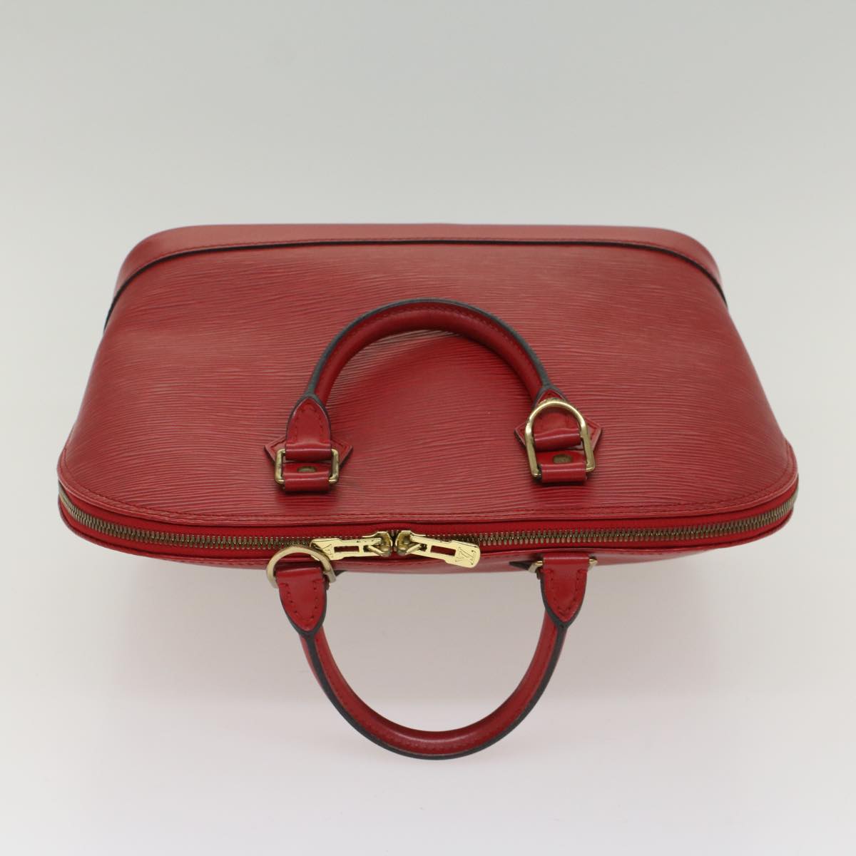 LOUIS VUITTON Epi Alma Hand Bag Castilian Red M52147  52842